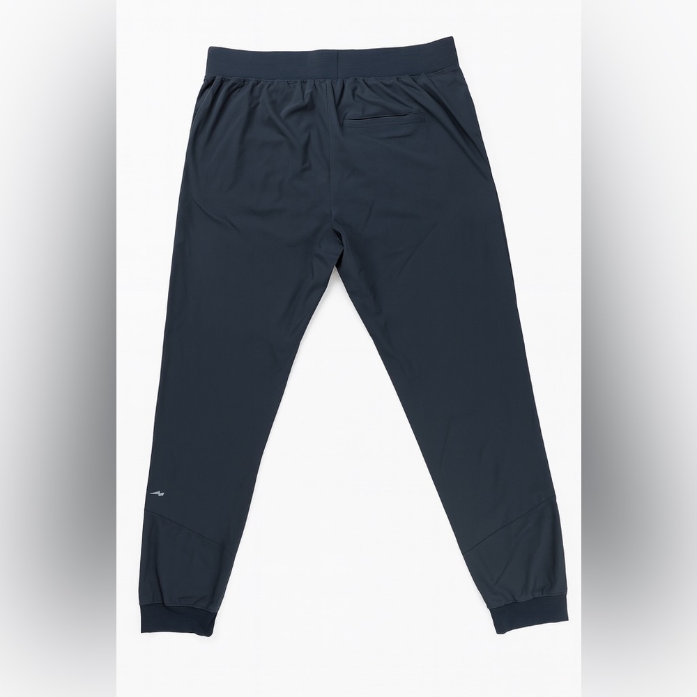 AHA Active Men’s Jogger Pants Blue Gray Performance Stretch Size L